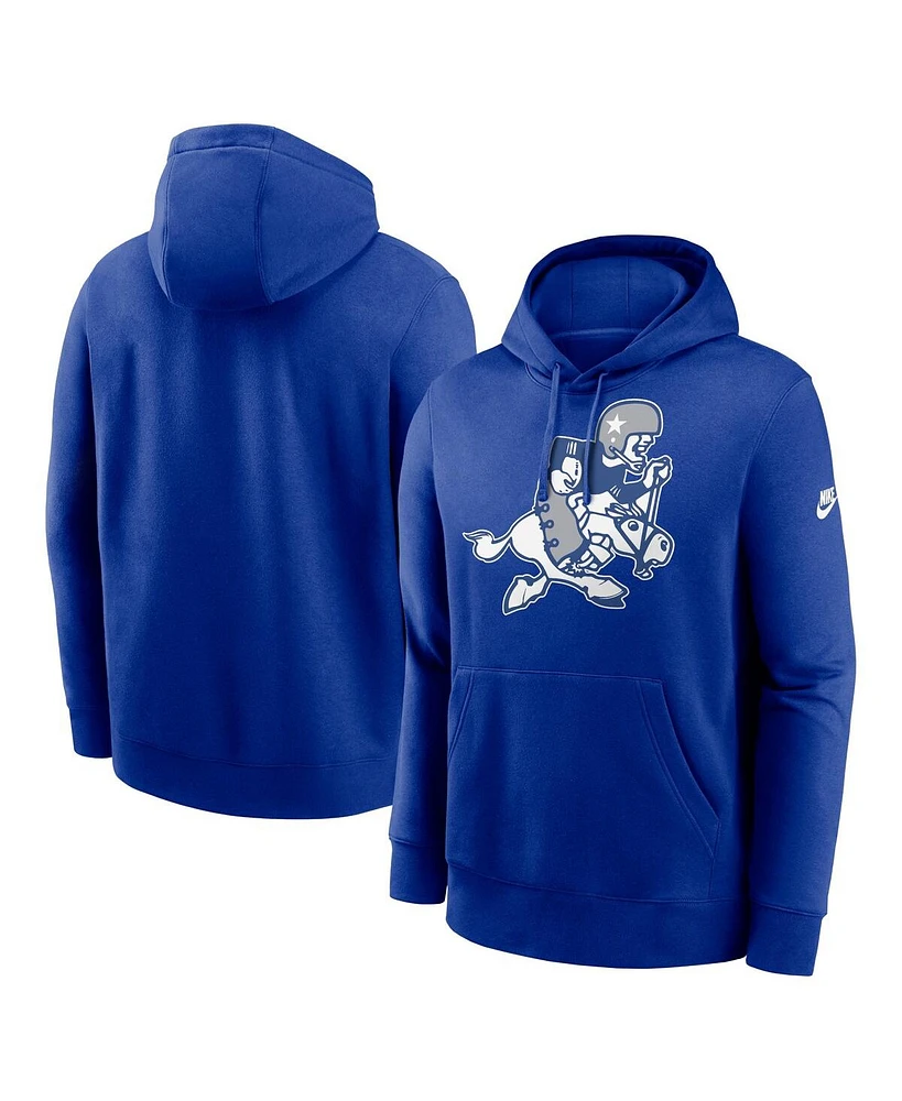 Nike Men's Royal Dallas Cowboys Rewind Retro Joe Club Pullover Hoodie