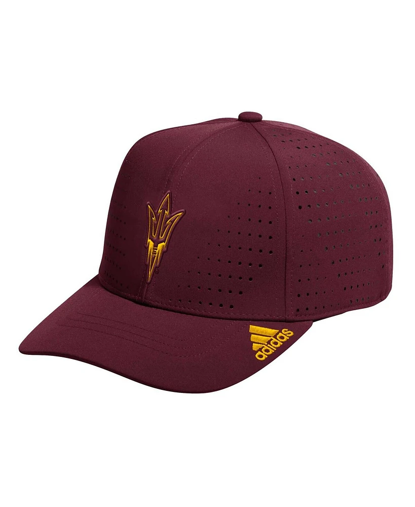 Adidas Men's Maroon Arizona State Sun Devils Locker Room Perforated Adjustable Hat