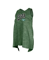 New Era Women's Green York Jets Space Dye Active Tank Top