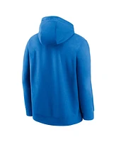 Nike Men's Blue Detroit Lions Club Logo Pullover Hoodie