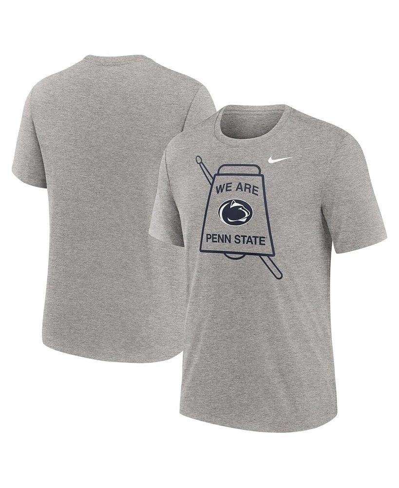 Nike Men's Heather Gray Penn State Nittany Lions Local Campus Time Honored Tradition Tri-Blend T-Shirt