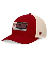 Top of the World Men's Maroon/Natural Mississippi State Bulldogs Bennett Trucker Adjustable Hat