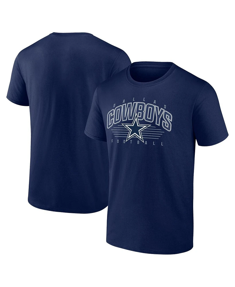 Fanatics Men's Navy Dallas Cowboys Line Clash T-Shirt