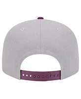 New Era Men's Gray/Purple Miami Dolphins Two-Tone Color Pack 9FIFTY Snapback Hat