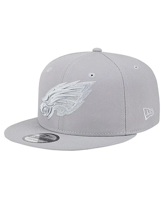 New Era Men's Gray Philadelphia Eagles Color Pack 9FIFTY Snapback Hat