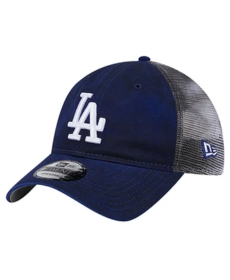 New Era Men's Royal Los Angeles Dodgers Team Slick Trucker 9TWENTY Adjustable Hat