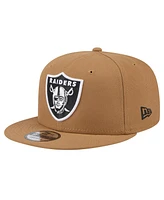 New Era Big Boys and Girls Brown Las Vegas Raiders Color Pack Side Patch 9FIFTY Snapback Hat