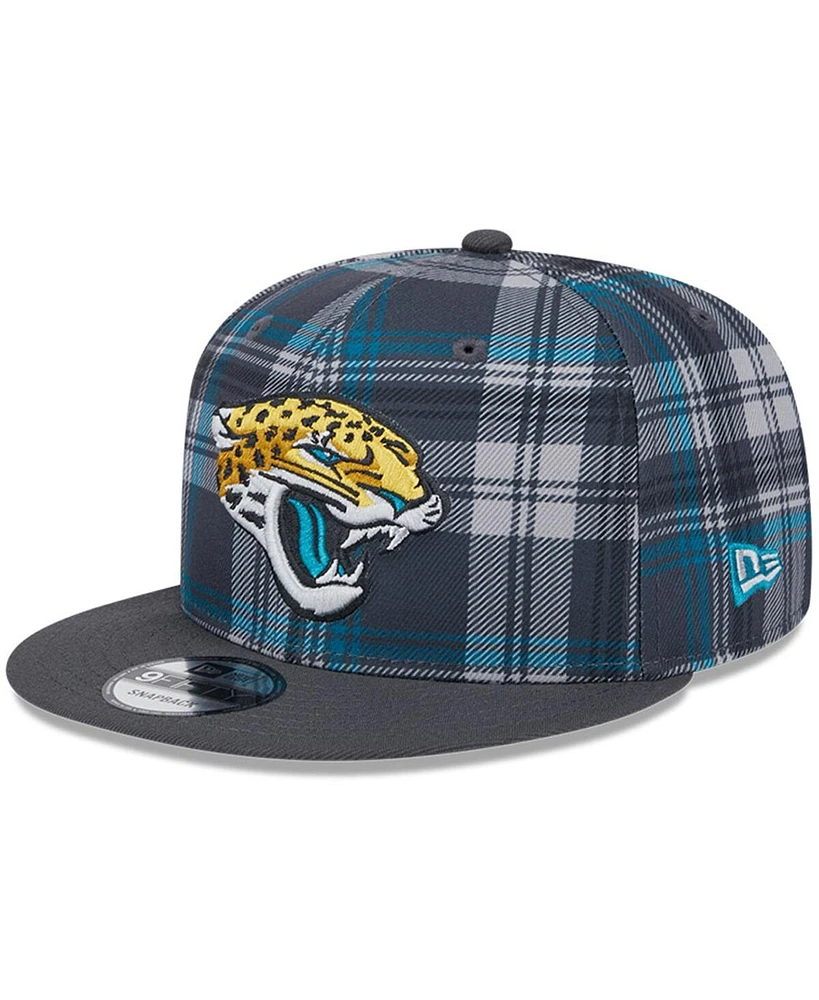 New Era Men's Gray Jacksonville Jaguars 2024 Sideline Statement 9FIFTY Snapback Hat