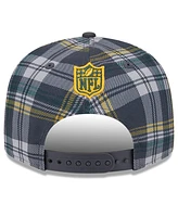 New Era Men's Gray Green Bay Packers 2024 Sideline Statement 9FIFTY Snapback Hat