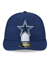 New Era Men's Navy Dallas Cowboys 2024 Sideline Low Profile 59FIFTY Fitted Hat