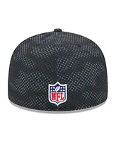 New Era Men's Black Nfl 2024 Sideline 59FIFTY Fitted Hat