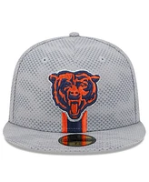 New Era Men's Gray Chicago Bears 2024 Sideline 59FIFTY Fitted Hat