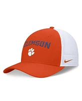 Nike Men's Orange/White Clemson Tigers Primetime Rise City Trucker Adjustable Hat