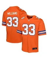 Nike Big Boys and Girls Javonte Williams Orange Denver Broncos Mile High Collection 1977 Throwback Game Jersey