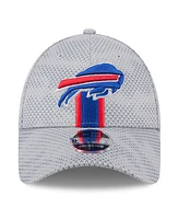 New Era Men's Gray Buffalo Bills 2024 Sideline 9FORTY Stretch-Snap Hat