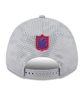 New Era Men's Gray Buffalo Bills 2024 Sideline 9FORTY Stretch-Snap Hat