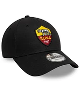 New Era Men's Black As Roma Core 9FORTY Adjustable Hat