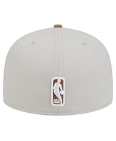 New Era Men's Cream/Tan Chicago Bulls Color Pack 59FIFTY Fitted Hat