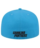 New Era Men's Blue Carolina Panthers Omaha 59FIFTY Fitted Hat