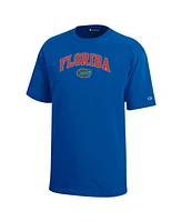 Champion Big Boys and Girls Royal Florida Gators Arch Over Logo T-Shirt