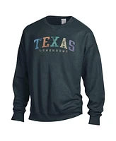 Comfortwash Men's and Women's Gray Texas Longhorns Oversized Pullover Sweatshirt