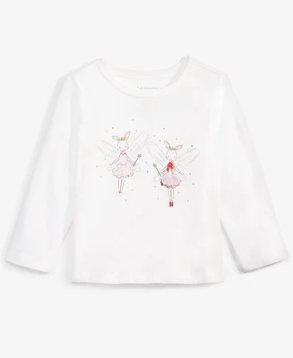 First Impressions Baby Girls Fairy Graphic Long-Sleeve T-Shirt, Created for Macy's