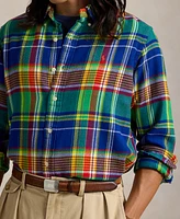 Polo Ralph Lauren Men's Classic-Fit Plaid Brushed Flannel Shirt