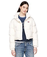 Tommy Jeans Women's Alaska Logo Flag Puffer Coat