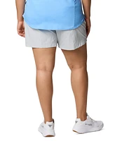 Columbia Plus Size Backcast Ii Mid-Rise Water Shorts
