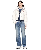 Tommy Jeans Women's Alaska Logo Flag Puffer Coat