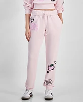 Grayson Threads, The Label Juniors' Hello Kitty Graffiti Graphic Jogger Sweatpants