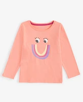 Epic Threads Toddler Girls Rainbow Smiley Graphic Long-Sleeve T-Shirt, Exclusively at Macy's