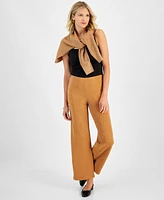 Jm Collection Women's Novelty Glitter Wide-Leg Pants, Created for Macy's