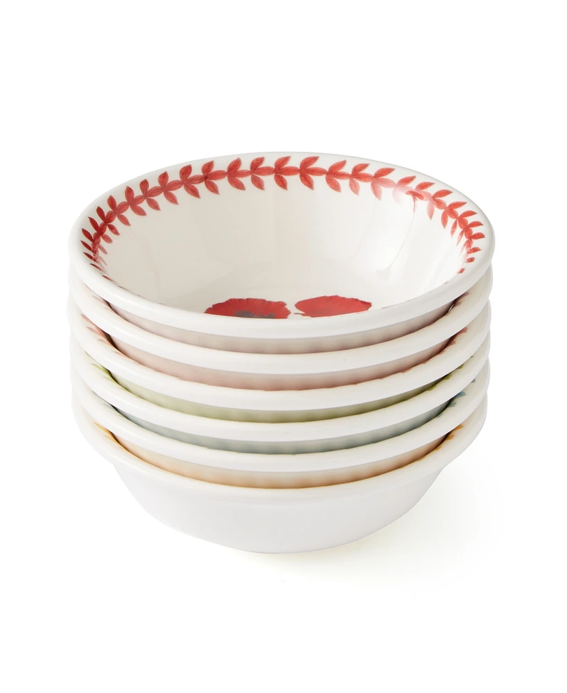 Portmeirion Botanic Garden Meadow Assorted Mini Bowls, Set of 6