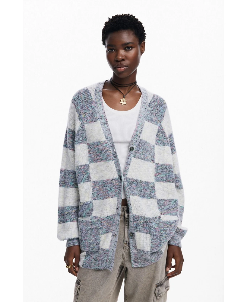 Desigual Women's Combined knit cardigan