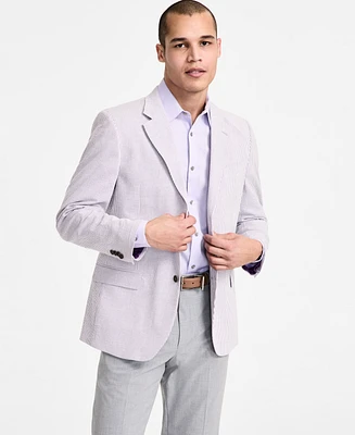 Nautica Men's Modern-Fit Seersucker Sport Coats