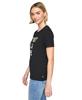 Karl Lagerfeld Paris Women's Embellished C'est La Vie T-Shirt