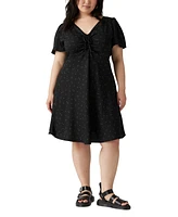 Levi's Plus Delray V-Neck Short-Sleeve Dress