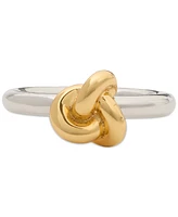 Kate Spade New York Two-Tone Double Knot Accent Ring