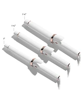 T3 SinglePass Curl X 1.5" Ceramic Extra-Long Barrel Curling Iron in Satin Blush