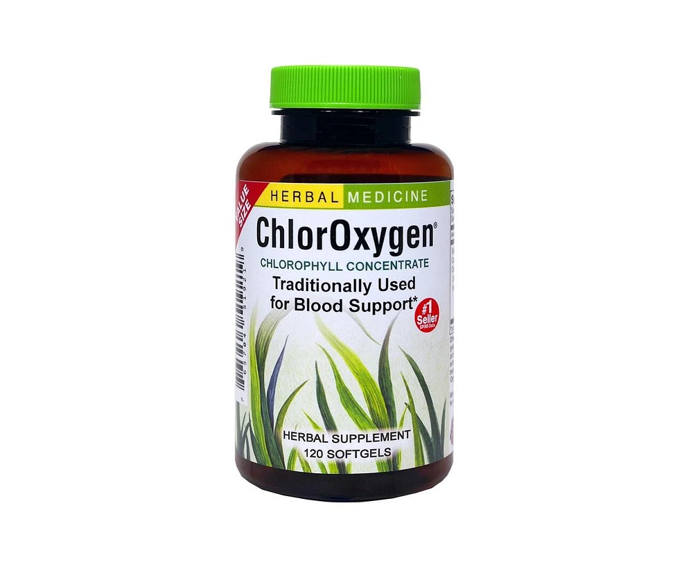 Trace Minerals Herbs Etc. Chloroxygen Softgels, 120 Ct