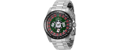 Invicta Men's 44642 Speedway Quartz Chronograph Green Dial Watch
