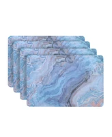 Dainty Home Marble Cork Place Mats, Washable Placemats