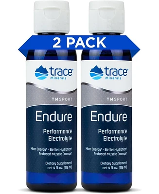 Trace Minerals Endure Performance Electrolyte Drops | Pure Full Spectrum Electrolytes | Magnesium & Potassium for Athletic Endurance | Sugar Free, Glu