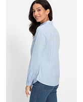 Olsen Women's Classic Button Up Shirt