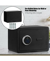 Skonyon 2-Layer Security Safe Deposit Box with Inner Led Light