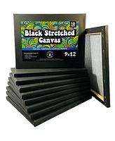 Hippie Crafter 10Pk Black Stretched Canvas 8x10