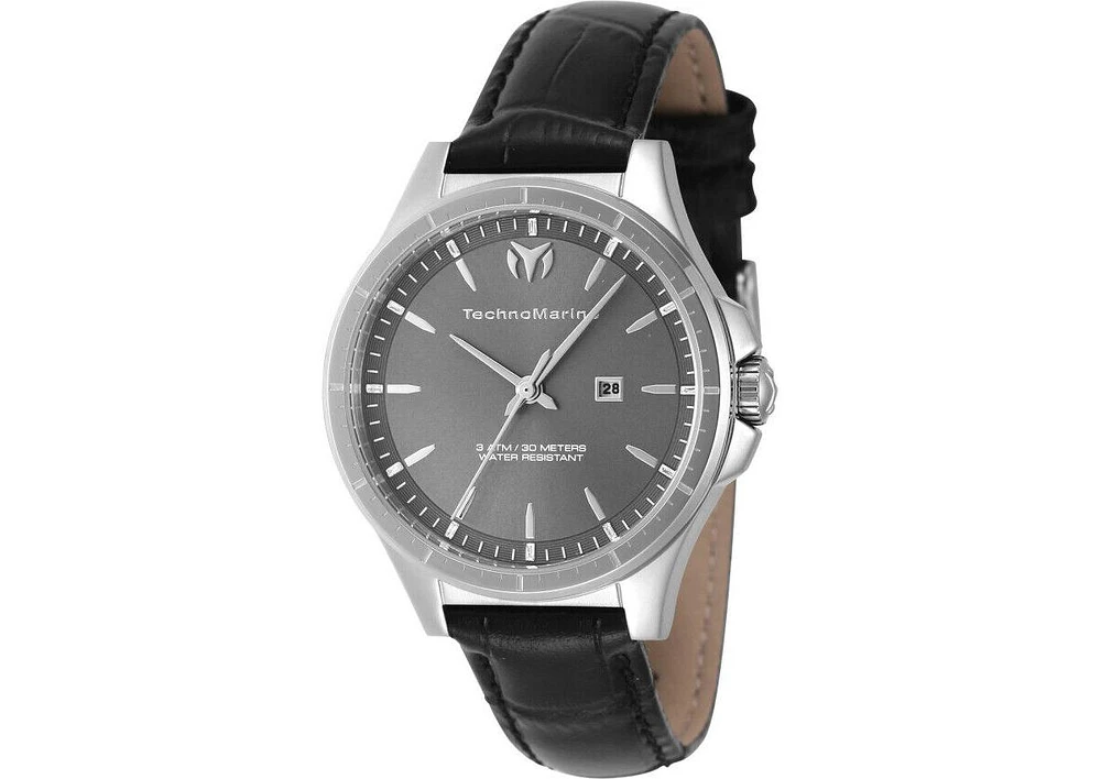 TechnoMarine Women's Tm-822040 MoonSun Quartz 3 Hand Charcoal