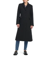 Sanctuary Women's Single-Breasted Novelty Herringbone Maxi Coat