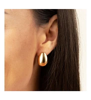 The Lovery Chubby Gold Teardrop Earrings 14K Gold